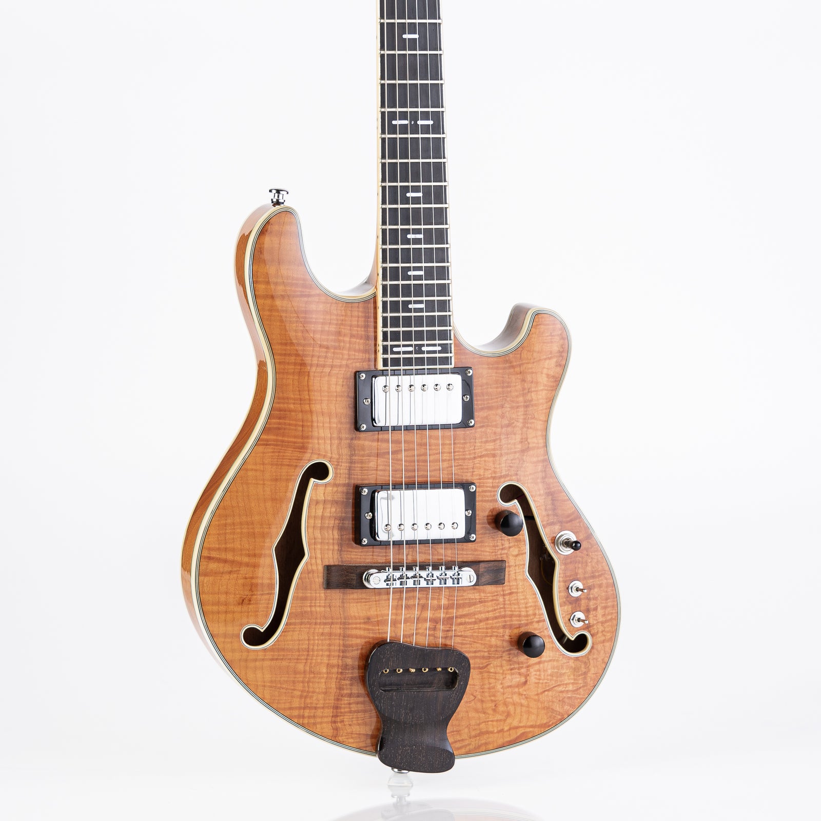 USED Phred DockStar KOA Electric Guitar- Natural Gloss