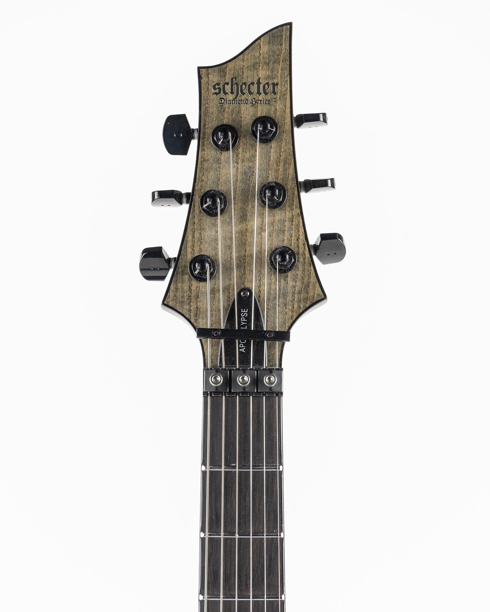 USED 2017 Schecter C-1 FR S Apocalypse Sustainiac Electric Guitar - Rusty Grey