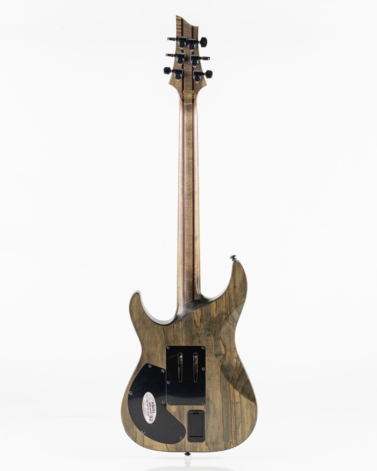 USED 2017 Schecter C-1 FR S Apocalypse Sustainiac Electric Guitar - Rusty Grey