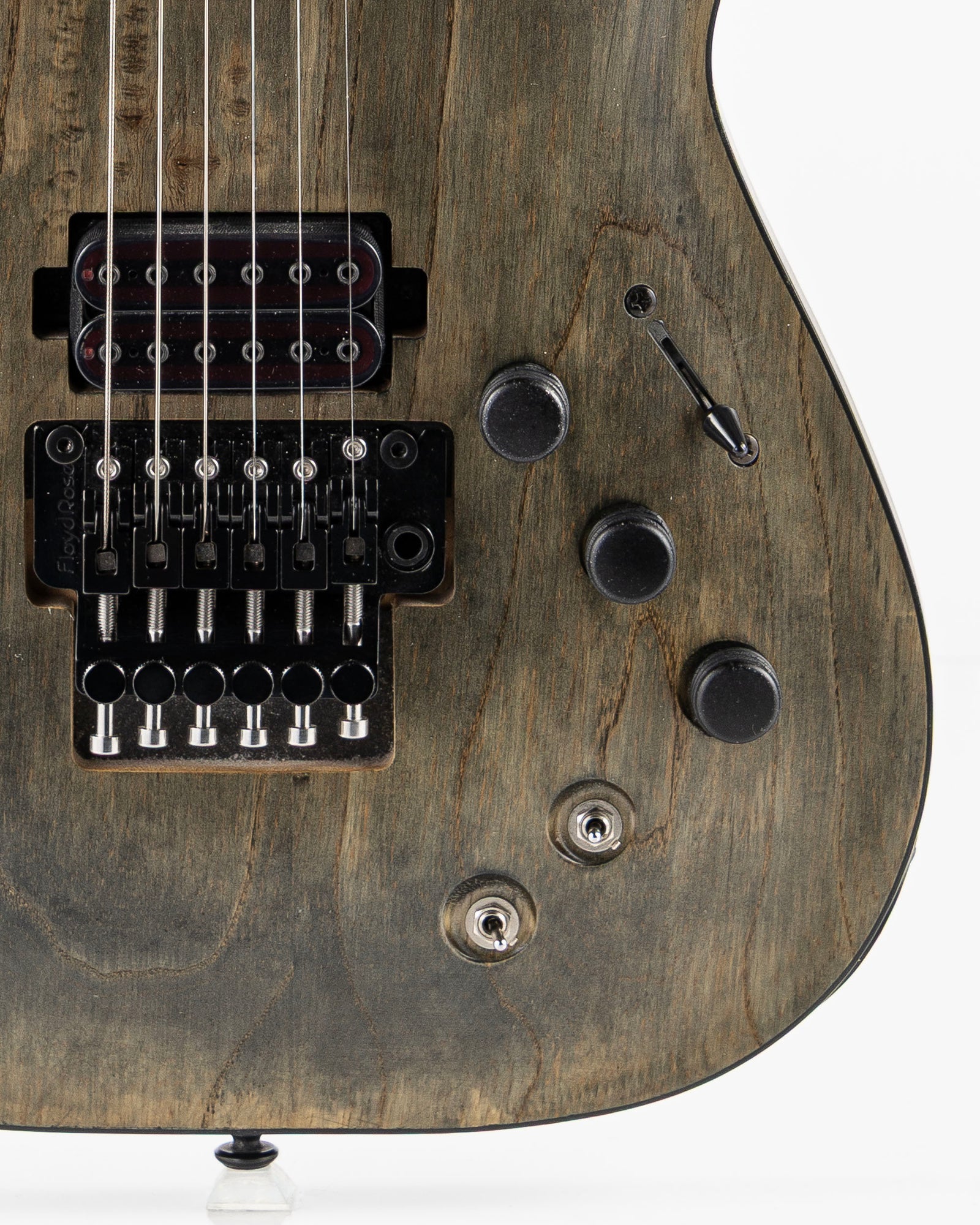 USED 2017 Schecter C-1 FR S Apocalypse Sustainiac Electric Guitar - Rusty Grey