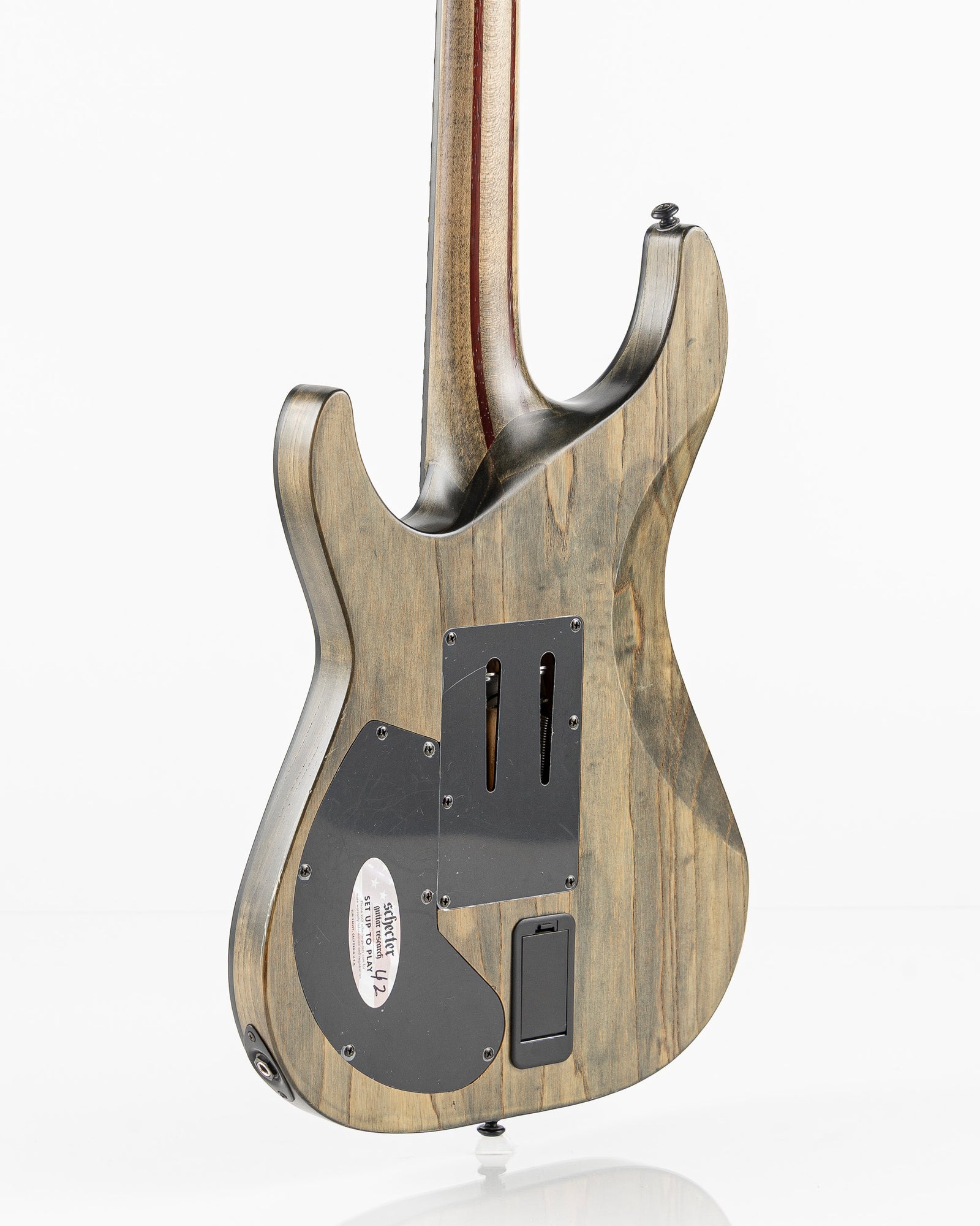 USED 2017 Schecter C-1 FR S Apocalypse Sustainiac Electric Guitar - Rusty Grey