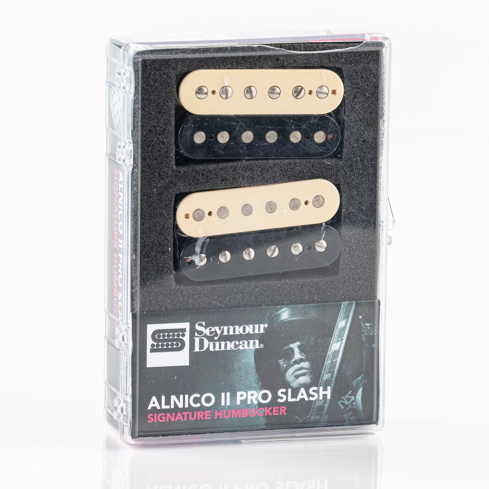 USED Seymour Duncan APH-2 Alnico II Pro Slash Signature Humbucker Set - Zebra