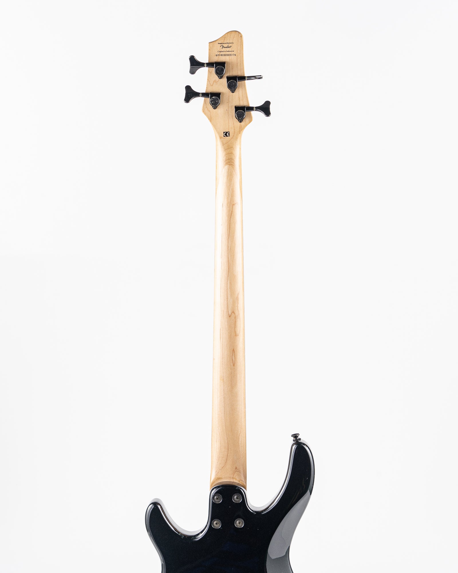 USED Squier MB-4 Electric Bass - Skull and Crossbones