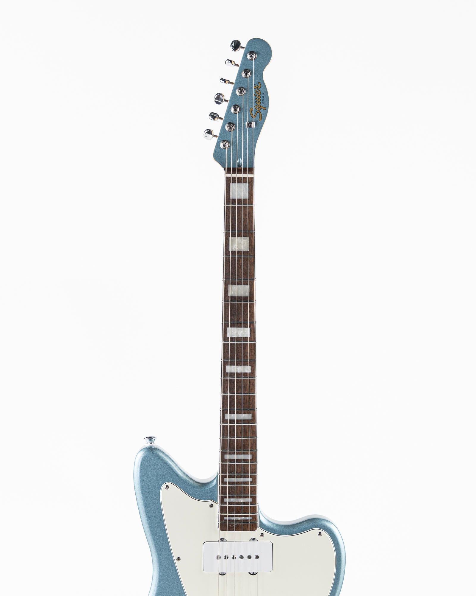 USED Squier Paranormal Offset Telecaster SJ Electric Guitar - Ice Blue Metallic