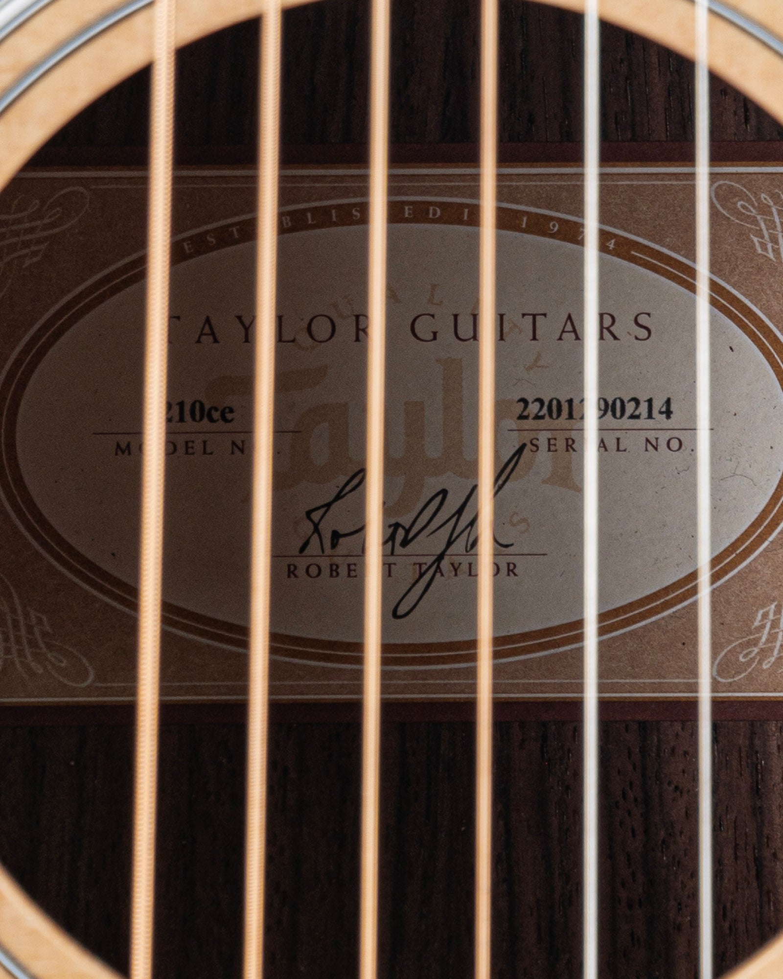 USED Taylor 210ce Acoustic Electric Guitar - Natural