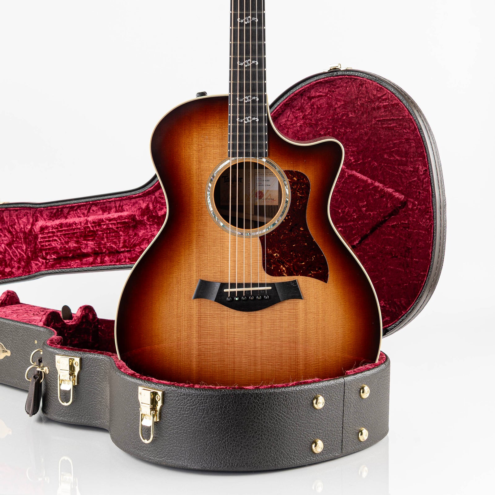 USED 2019 Taylor Custom 414CE Acoustic Electric Guitar - Tobacco Sunburst