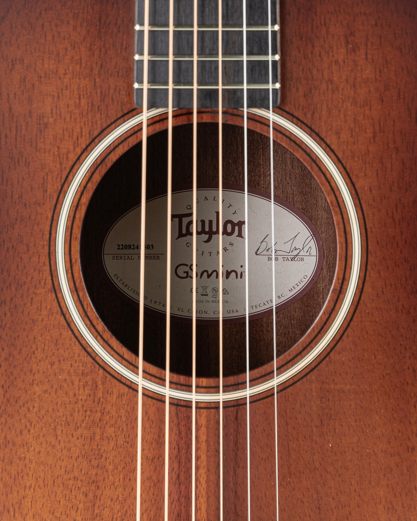 USED 2021 Taylor GS Mini-E Koa Plus Acoustic Electric Guitar - Shaded Edgeburst