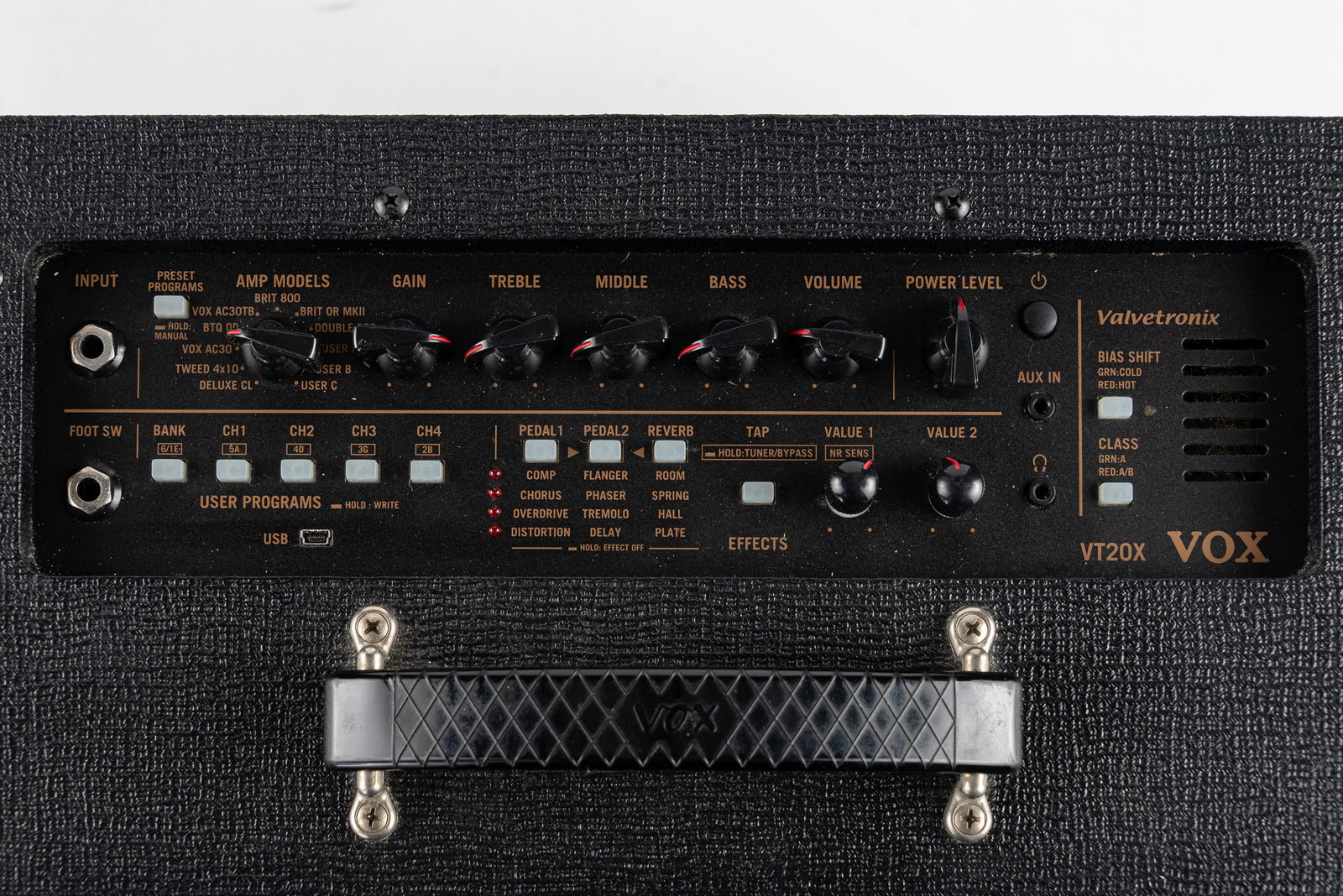 USED Vox VT20X Valvetronix 20 Watt Modeling Combo Guitar Amplifier