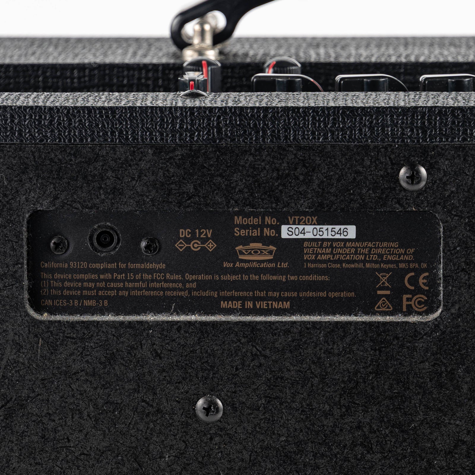 USED Vox VT20X Valvetronix 20 Watt Modeling Combo Guitar Amplifier