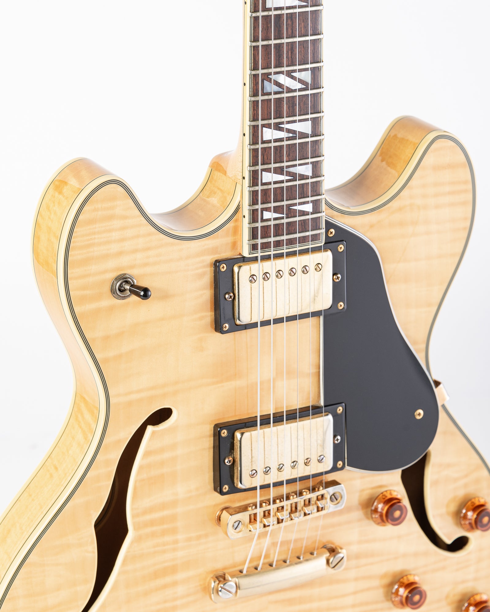 USED Washburn HB-35S Electric Guitar- Natural Gloss w/HSC