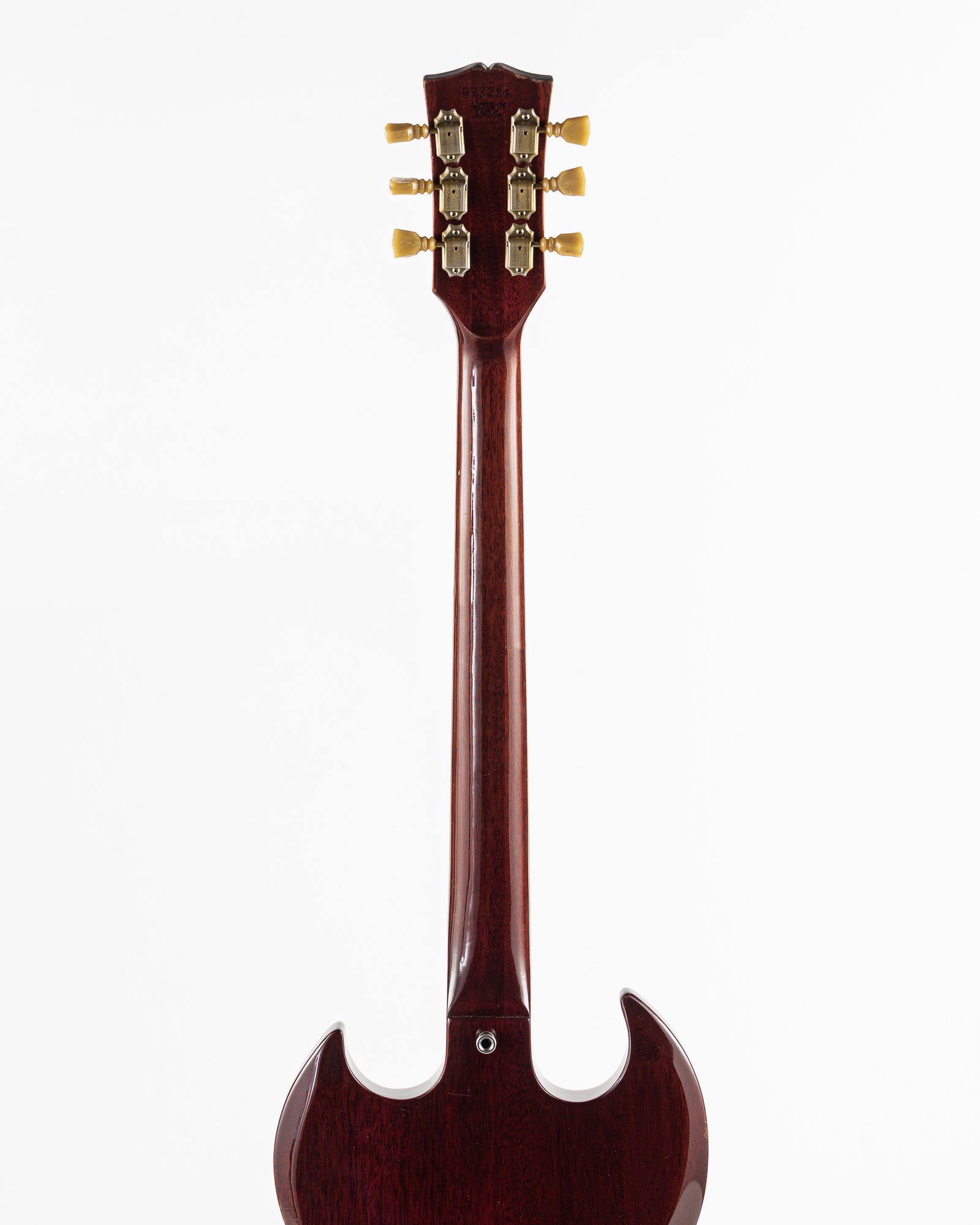 USED 1970 Gibson SG Standard "Large Guard" Electric Guitar - Cherry with Maestro Vibrola