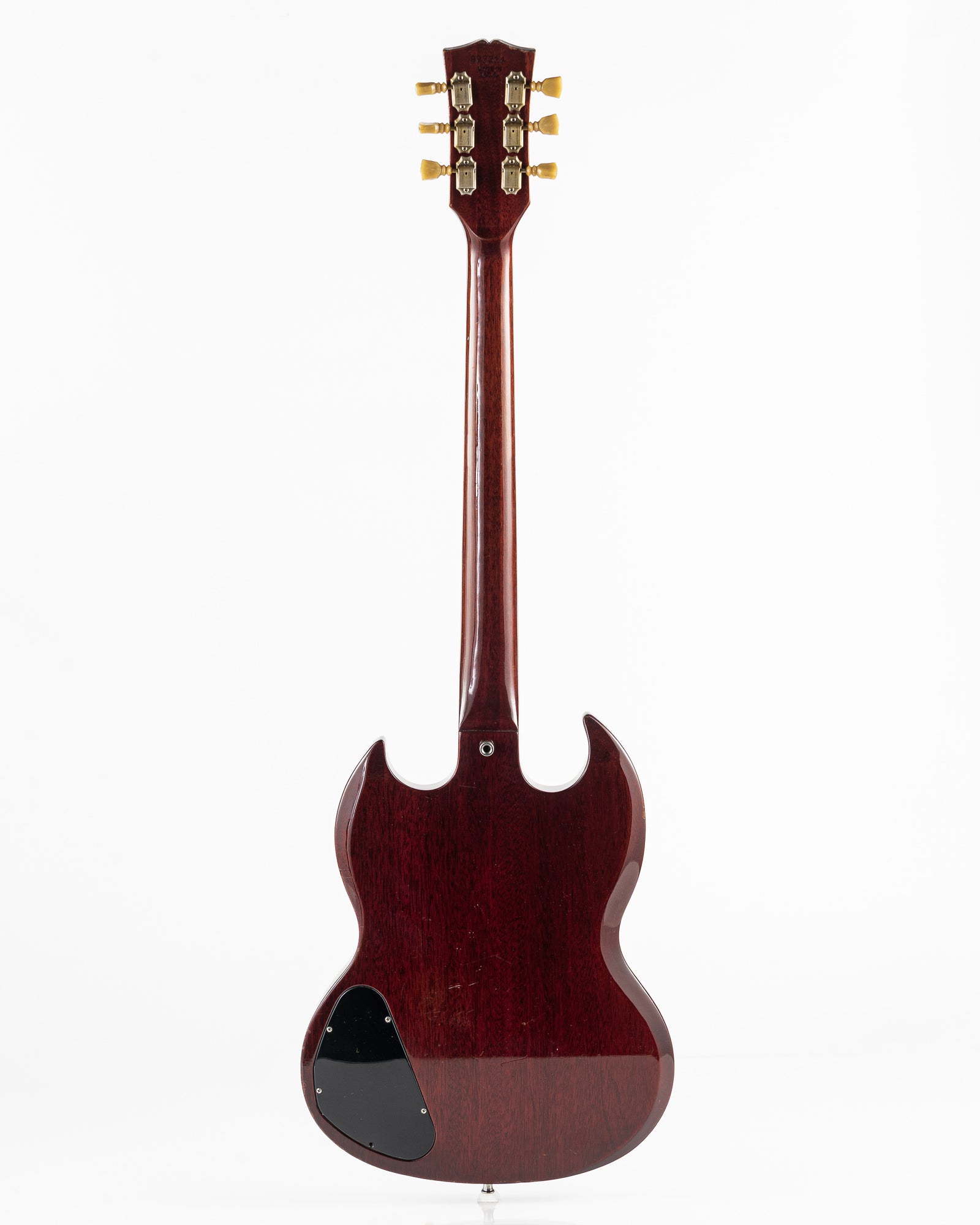 USED 1970 Gibson SG Standard "Large Guard" Electric Guitar - Cherry with Maestro Vibrola