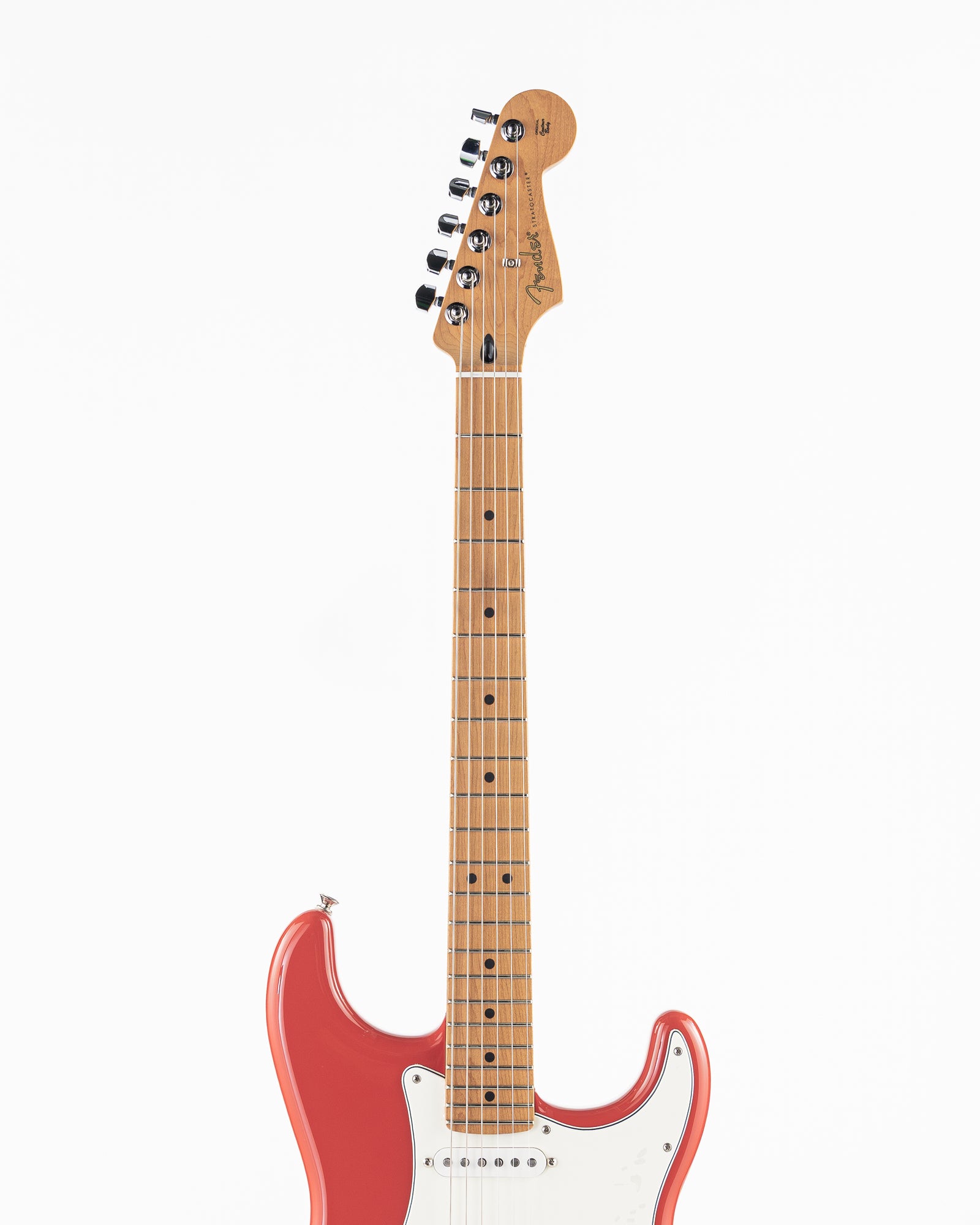 USED 2023 Fender Player Limited-Edition Stratocaster with Fat '50s Pickups Electric Guitar - Fiesta Red with Roasted Maple Fingerboard