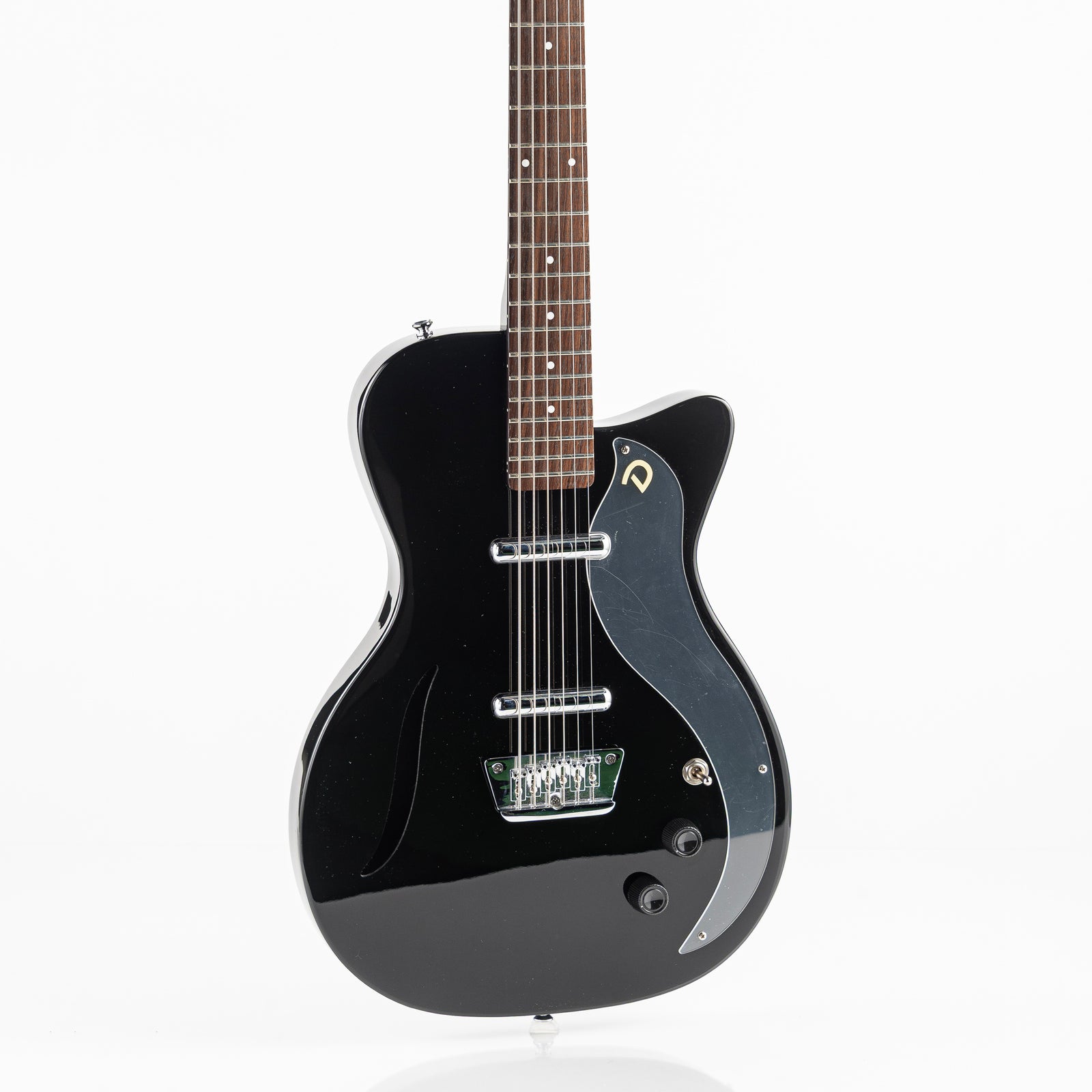 USED Danelectro Vintage Baritone Electric Guitar - Black