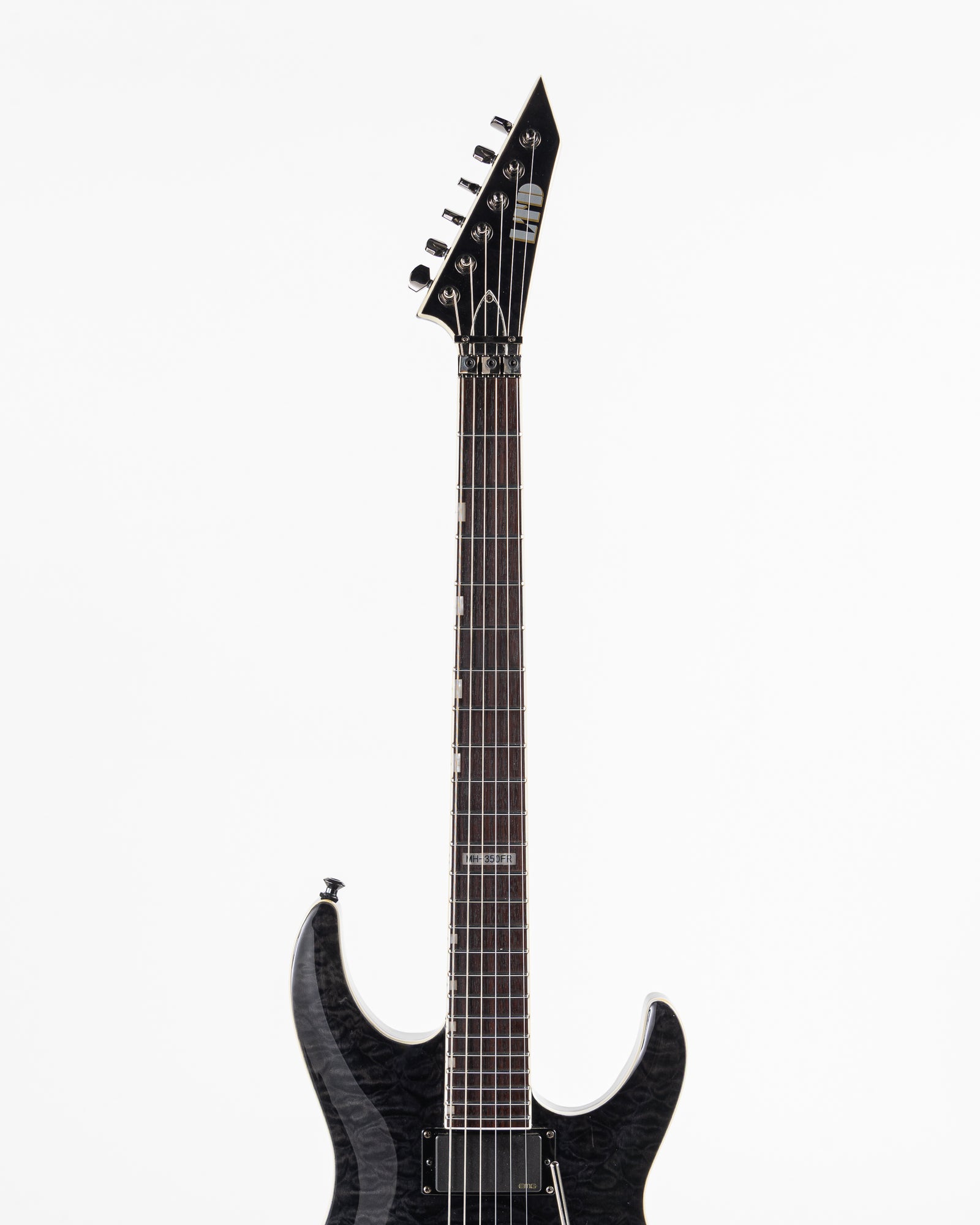 USED 2010 ESP LTD MH-350FR Electric Guitar - See Thru Black