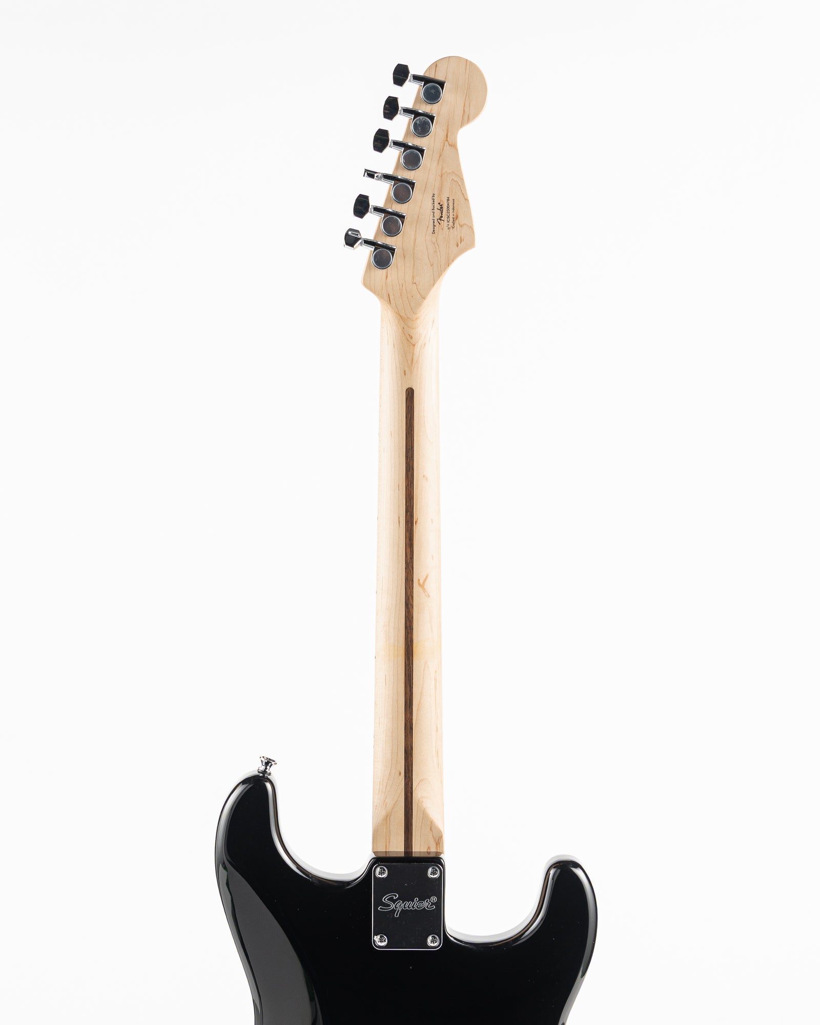 USED Squier Sonic Series Stratocaster Left Handed Electric Guitar - Gloss Black