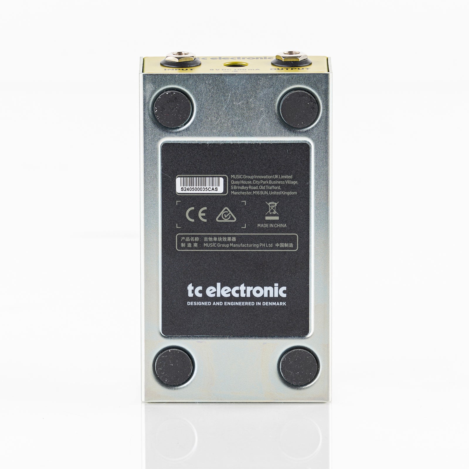 USED TC Electronic Cinders Overdrive Guitar Pedal