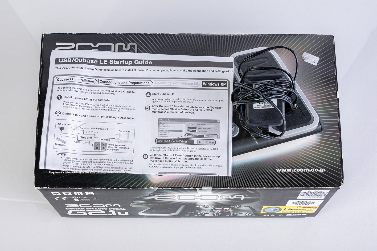 USED Zoom G2.1u Multi-Effects Guitar Pedal