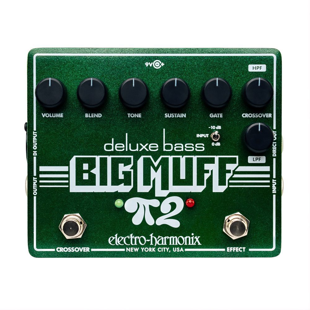 Electro-Harmonix Deluxe Bass Big Muff Pi 2 Deluxe Dual Op-Amp Bass Fuzz Pedal