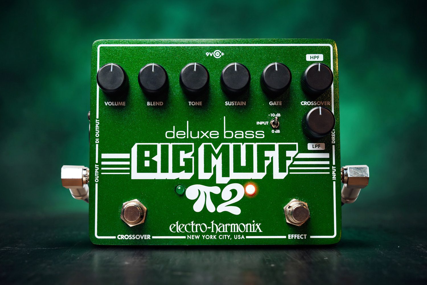 Electro-Harmonix Deluxe Bass Big Muff Pi 2 Deluxe Dual Op-Amp Bass Fuzz Pedal