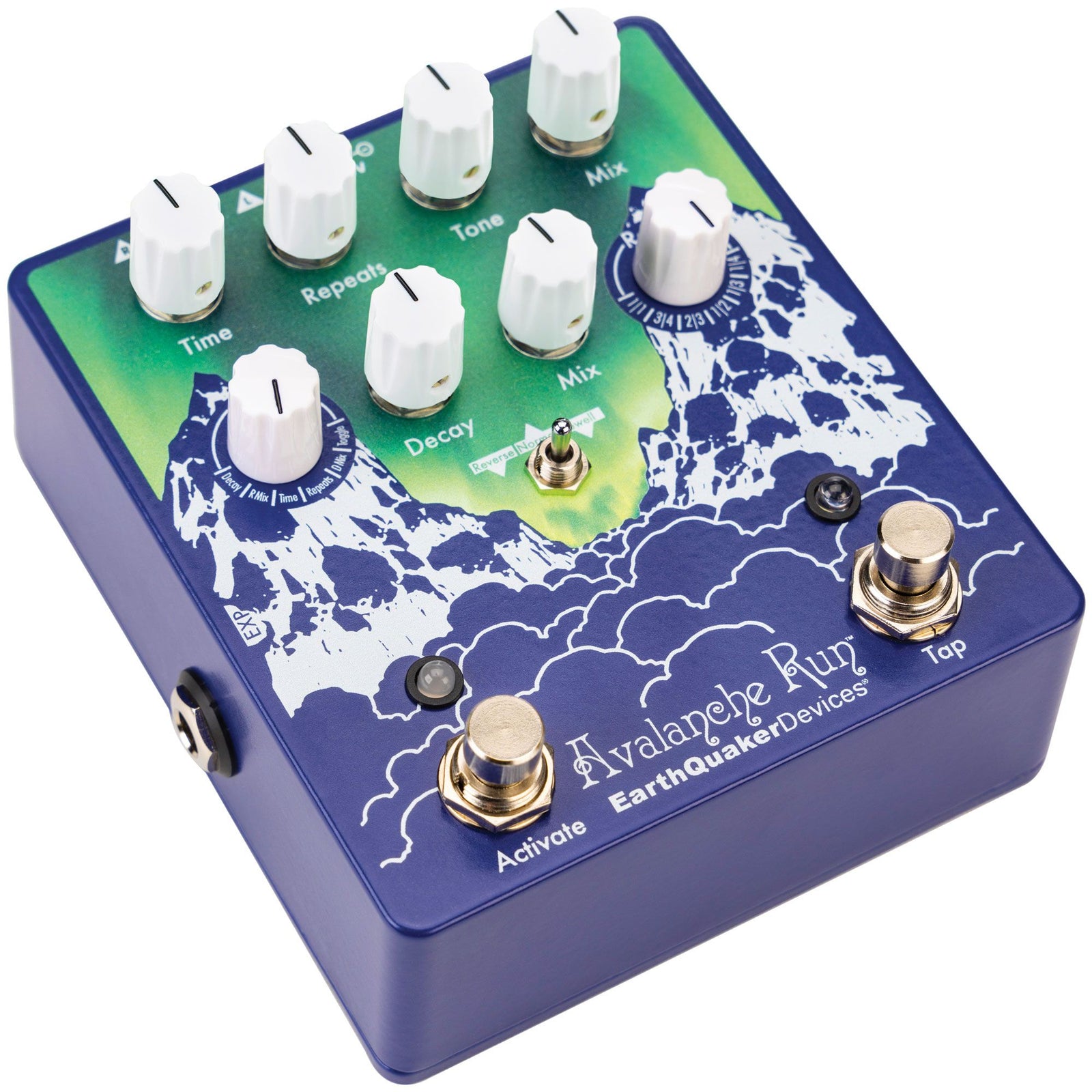 EarthQuaker Devices Avalanche Run Stereo Reverb & Delay Limited Edition Aurora Borealis