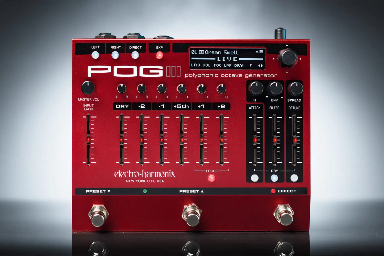 Electro-Harmonix POG3 Polyphonic Octave Generator Guitar Pedal