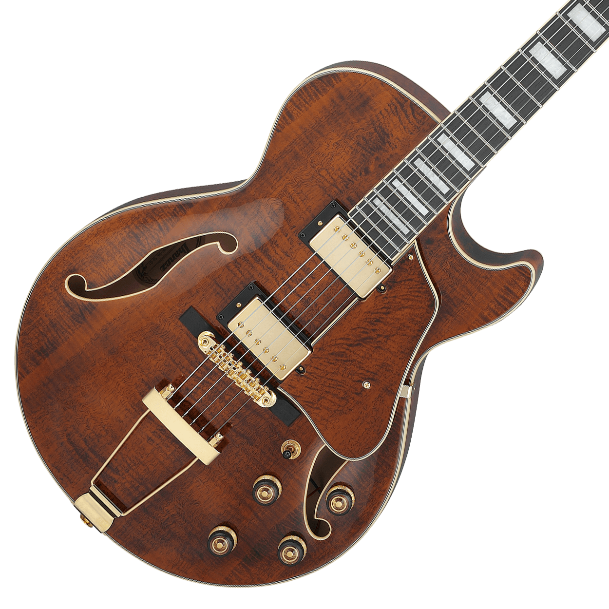 Ibanez AG95MG Artcore Expressionist Series Semi-Hollow Electric Guitar - Dark Amber