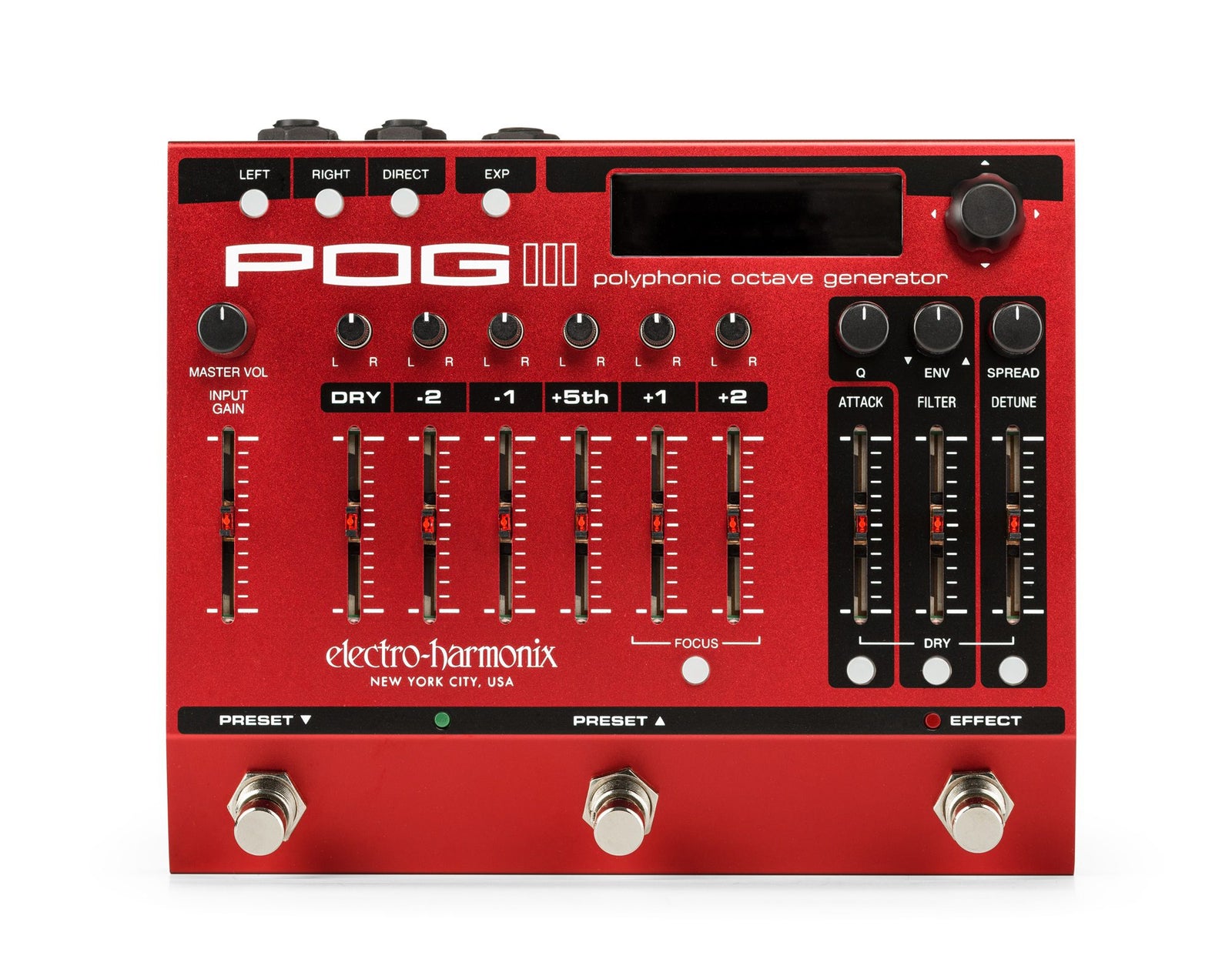 Electro-Harmonix POG3 Polyphonic Octave Generator Guitar Pedal