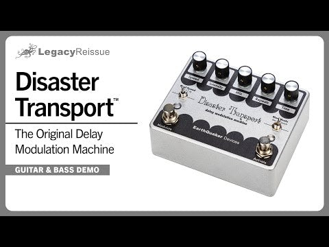 EarthQuaker Devices Disaster Transport Legacy Reissue Delay Modulation Machine Limited Edition Guitar Pedal