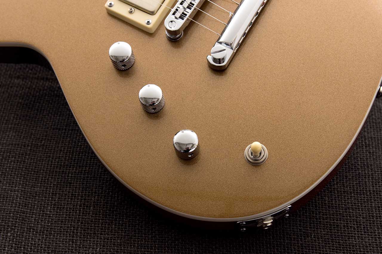 Reverend Set-Neck Series Sensei H90 Left Handed Electric Guitar - Metallic Bronze