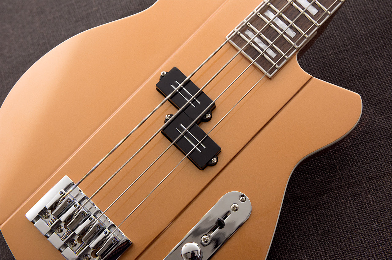 Reverend Set-Neck Series Sentinel Short Scale Electric Bass - Metallic Copper