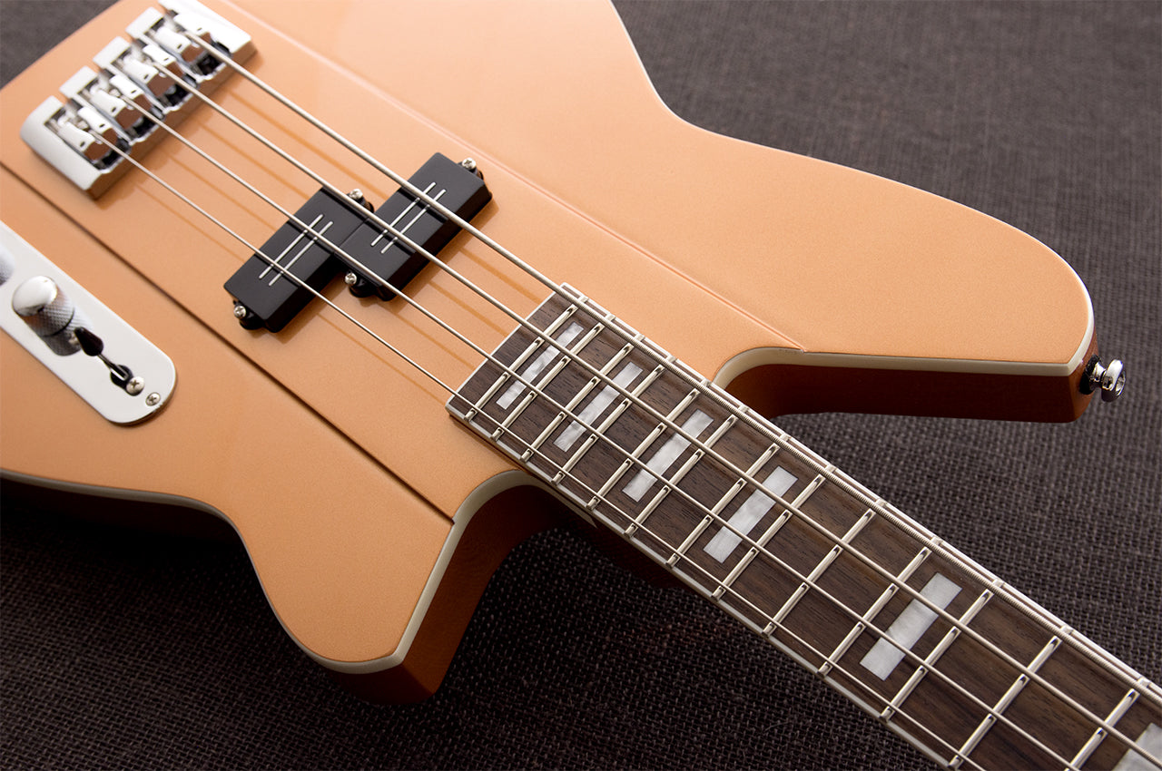 Reverend Set-Neck Series Sentinel Short Scale Electric Bass - Metallic Copper