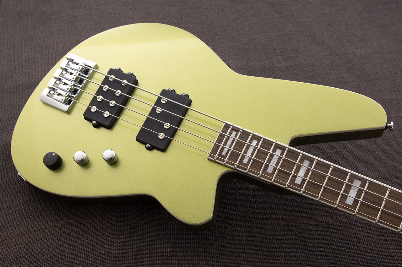 Reverend Set-Neck Series Thundergun Special Electric Bass - Metallic Limeade