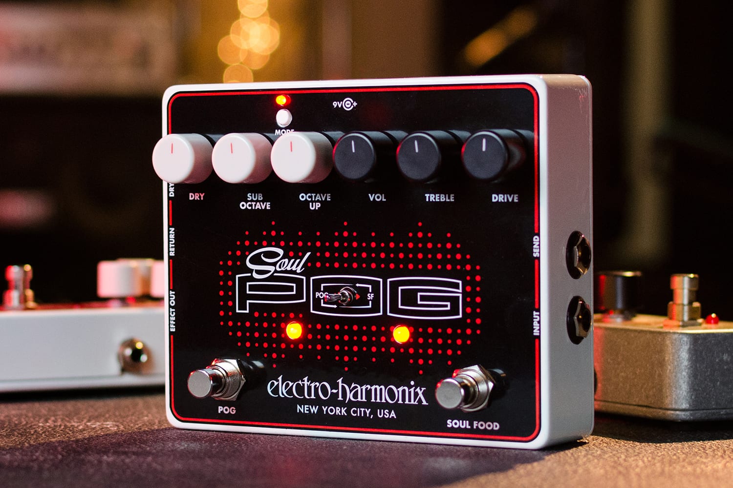 Electro-Harmonix Soul Pog Overdrive/Octave Multi-Effect Guitar Pedal