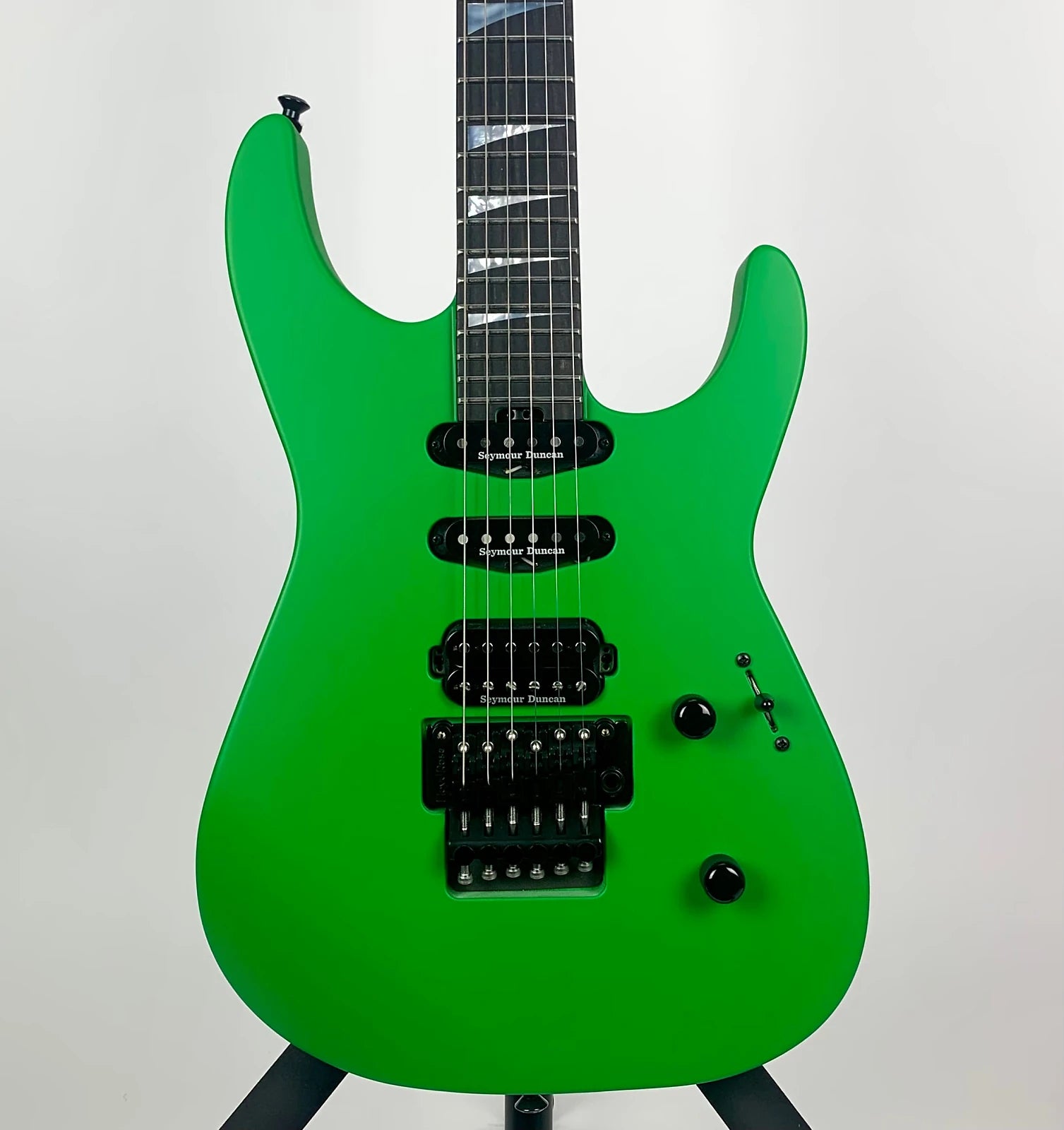 Jackson American Series Soloist SL3 with Ebony Fingerboard - Satin Slime Green