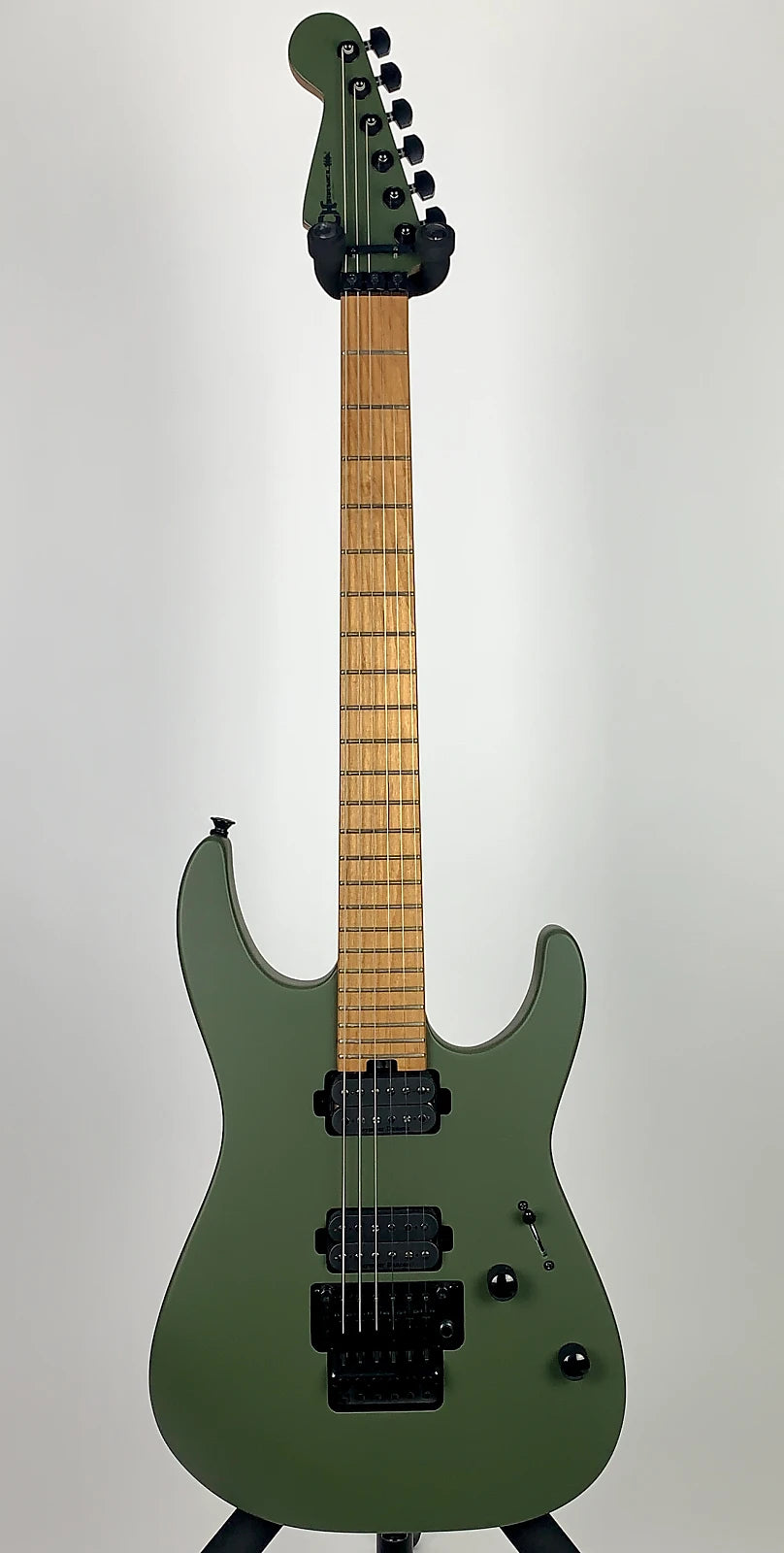Charvel DK24R HH FR Matte Army Drab Green