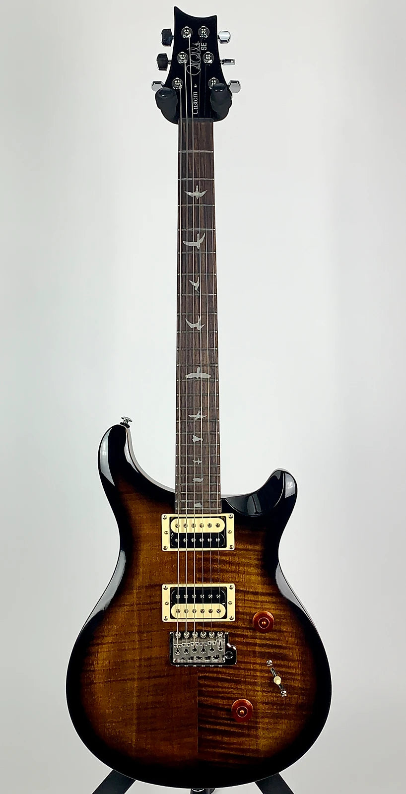 PRS SE Custom 24 Black Gold Burst
