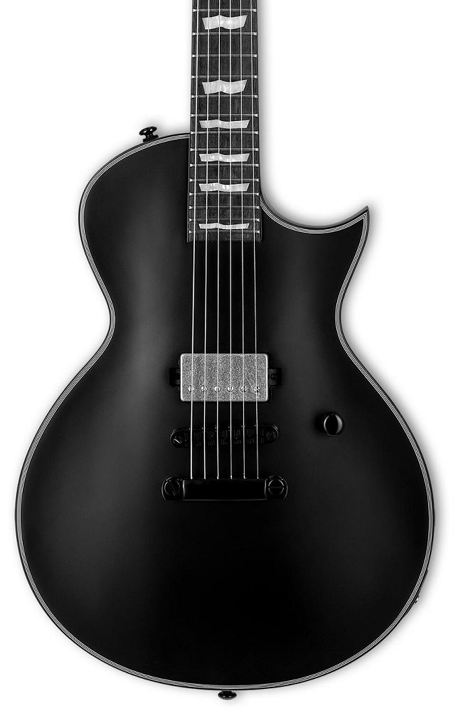 LTD EC-201 with Roasted Jatoba - Black Satin