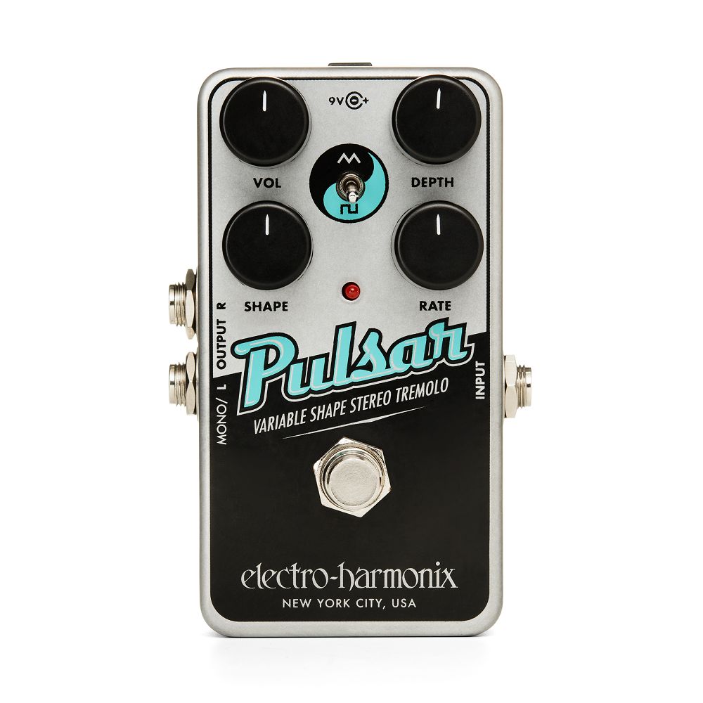 Electro-Harmonix Nano Pulsar Variable Shape Stereo Tremolo Guitar Pedal