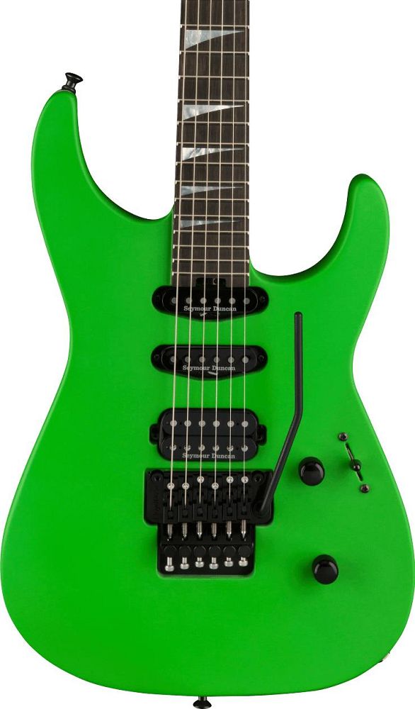 Jackson American Series Soloist SL3 with Ebony Fingerboard - Satin Slime Green