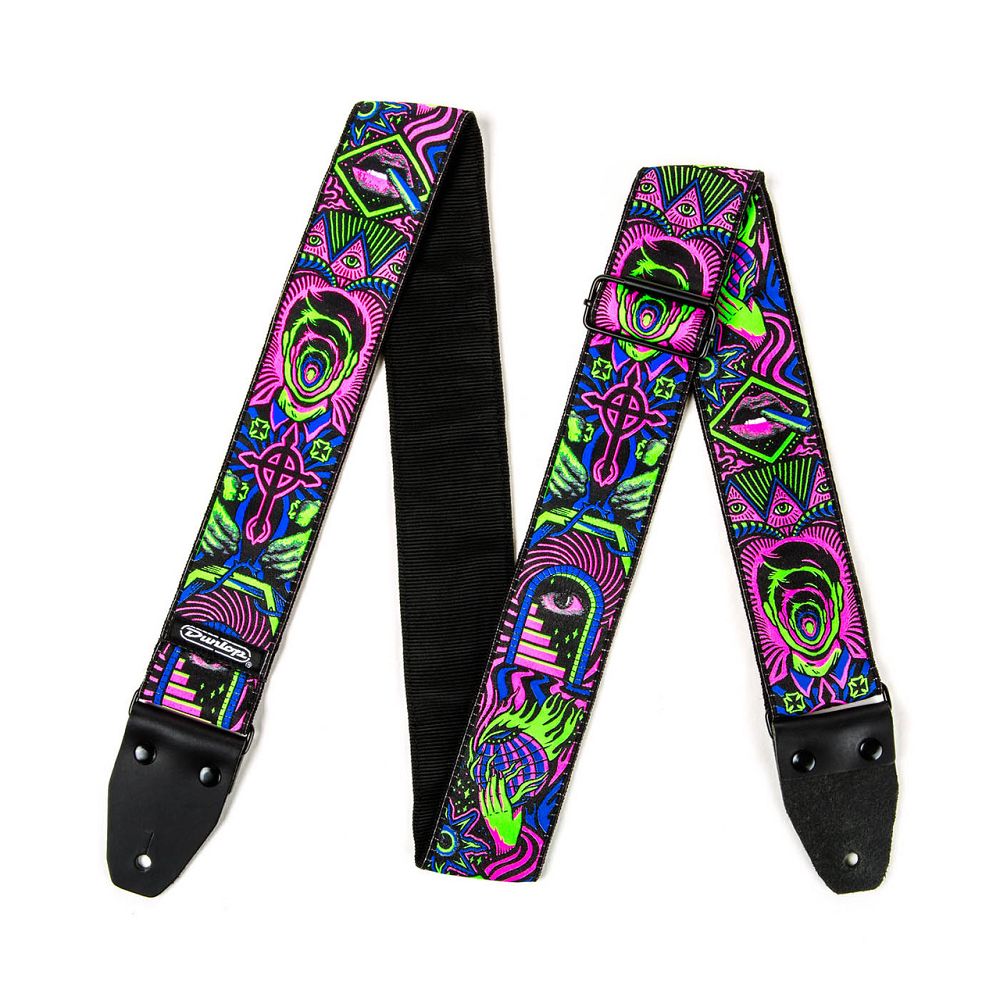 Dunlop ILD01 ILOVEDUST Guitar Strap - Headspace Green