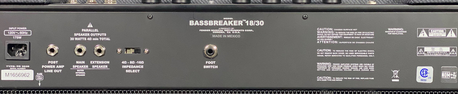 Fender Bassbreaker 18/30 2-Channel 30-Watt 2x12" Guitar Combo