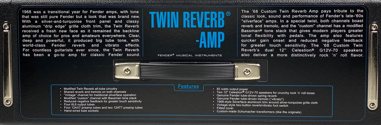 Fender '68 Custom Twin Reverb Silverface