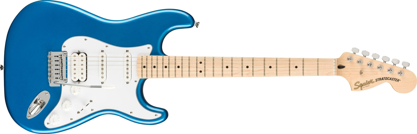 Squier Affinity Stratocaster HSS Electric Guitar Pack - Lake Placid Blue