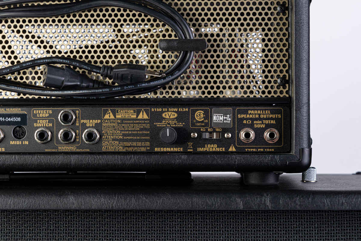 USED EVH 5150 III EL34 50 Watt Head + EVH 5150III 2x12 Cabinet