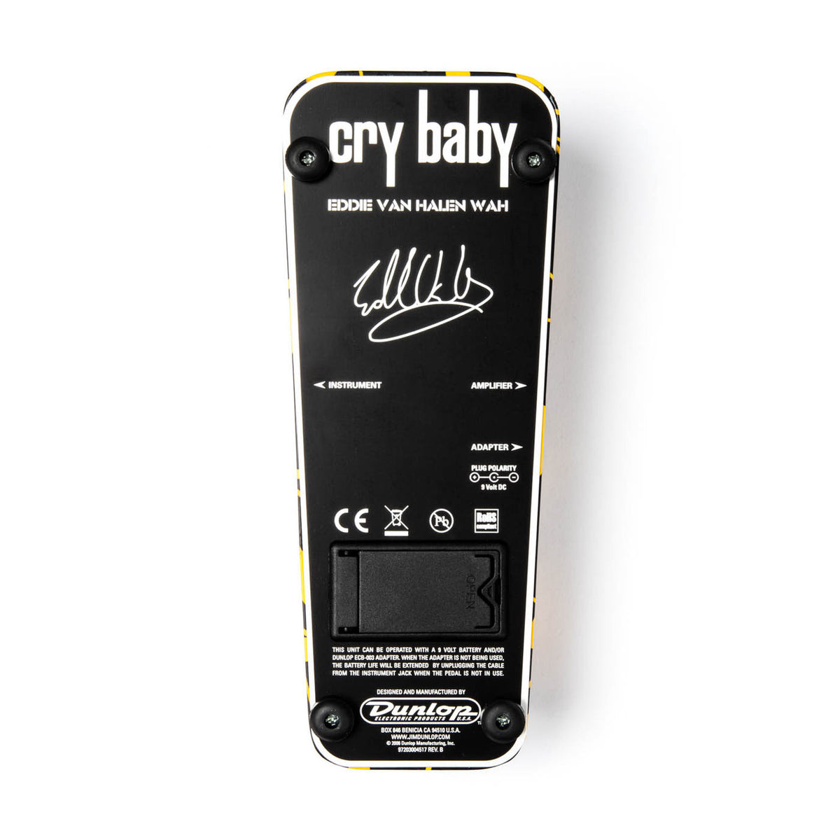Dunlop EVH95 Cry Baby EVH Wah Guitar Pedal