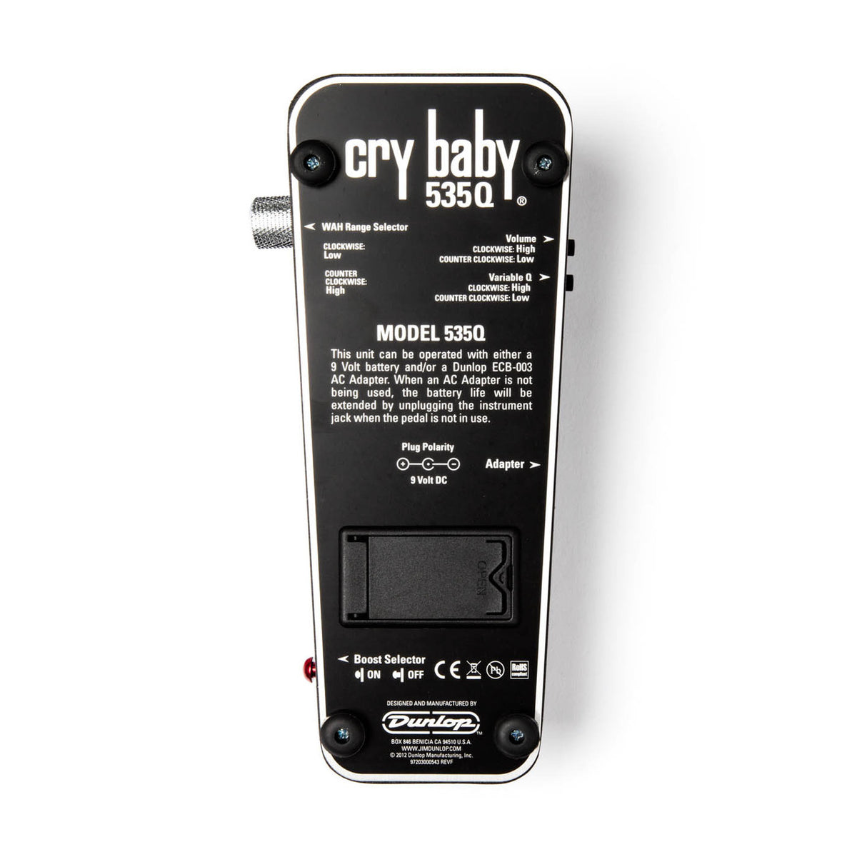 Dunlop 535Q Cry Baby 535Q Multi-Wah Guitar Pedal