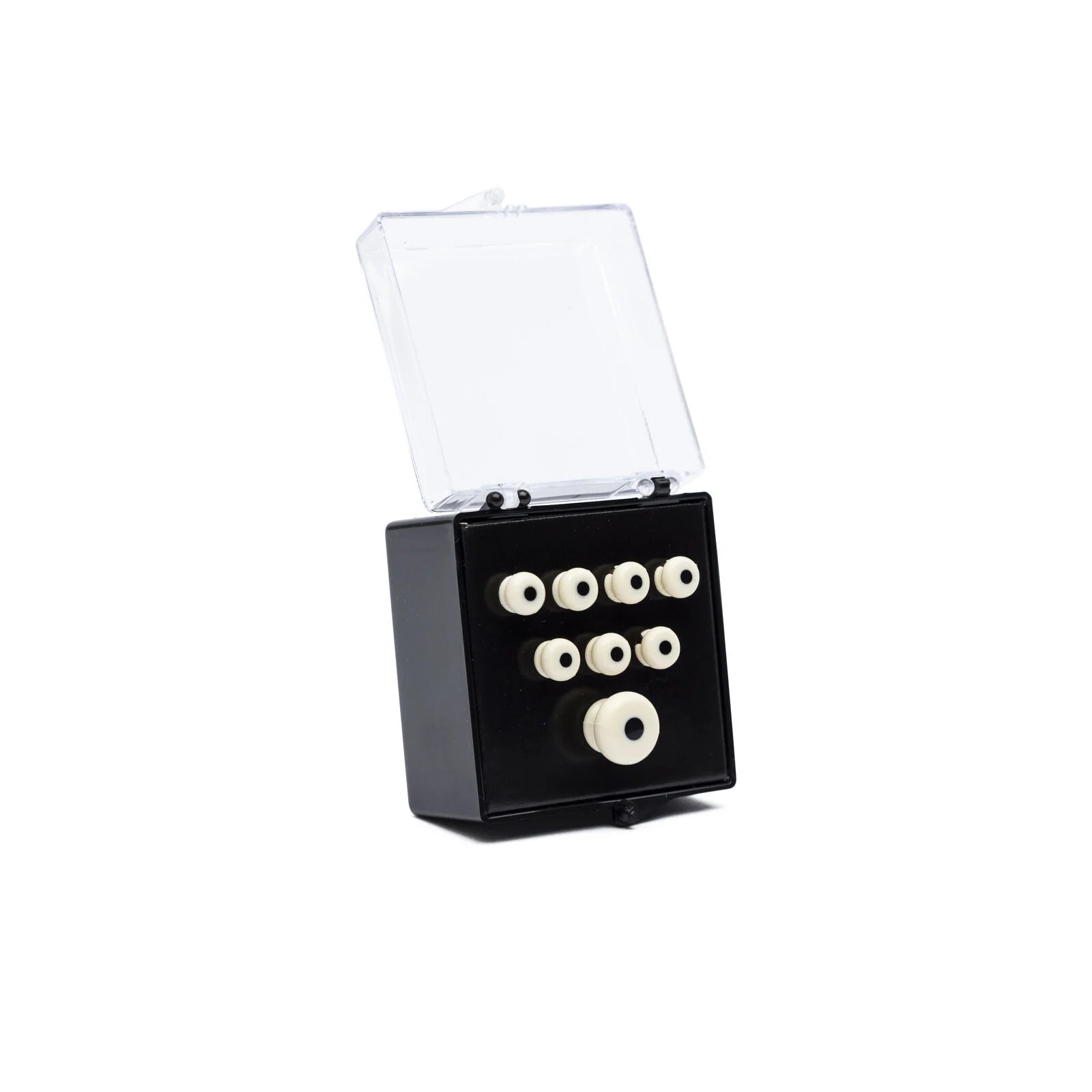 Martin 18APP28 Bridge Pins & Endpin Set - White with Black Dot