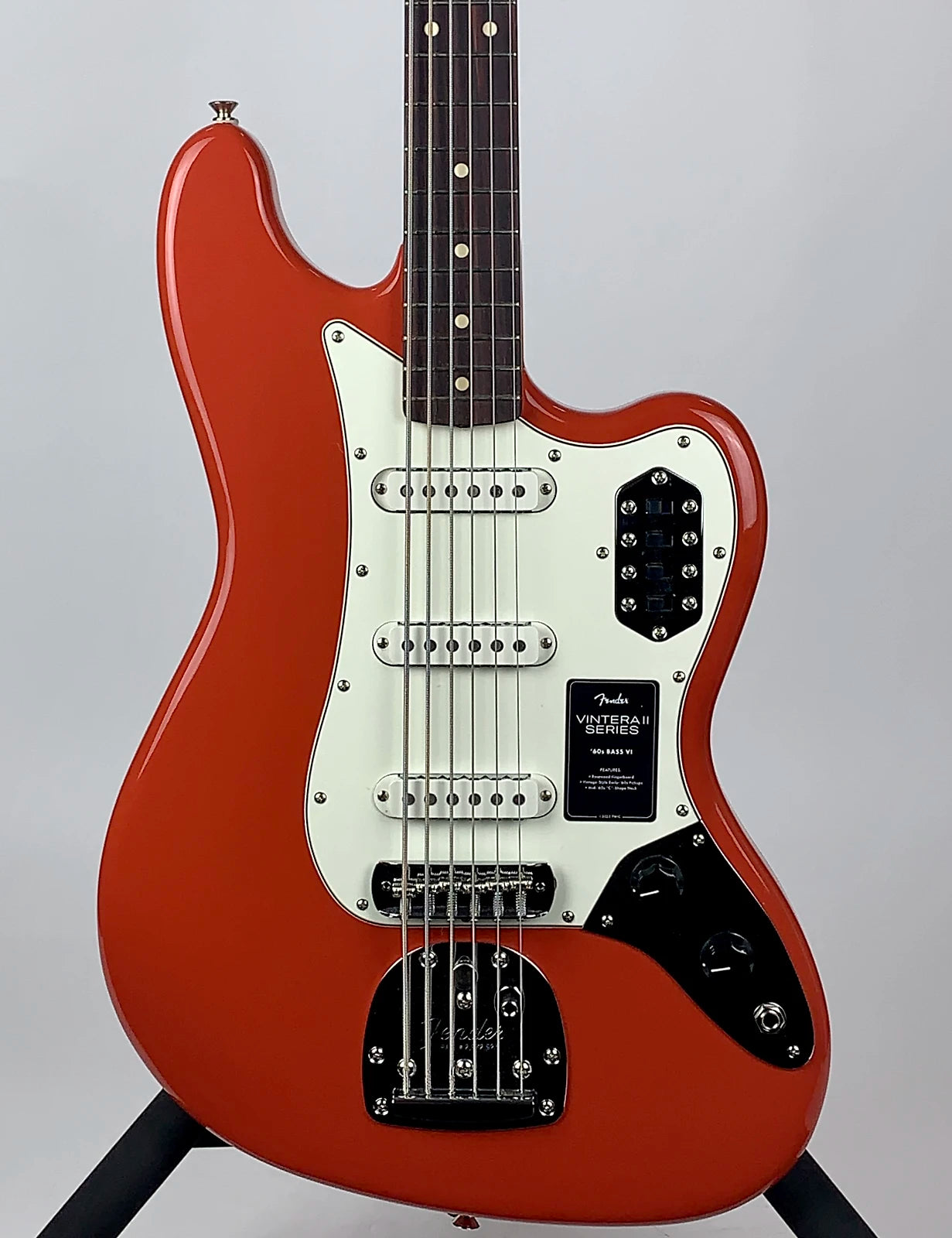 Fender Vintera II 60's Bass Vi - Fiesta Red