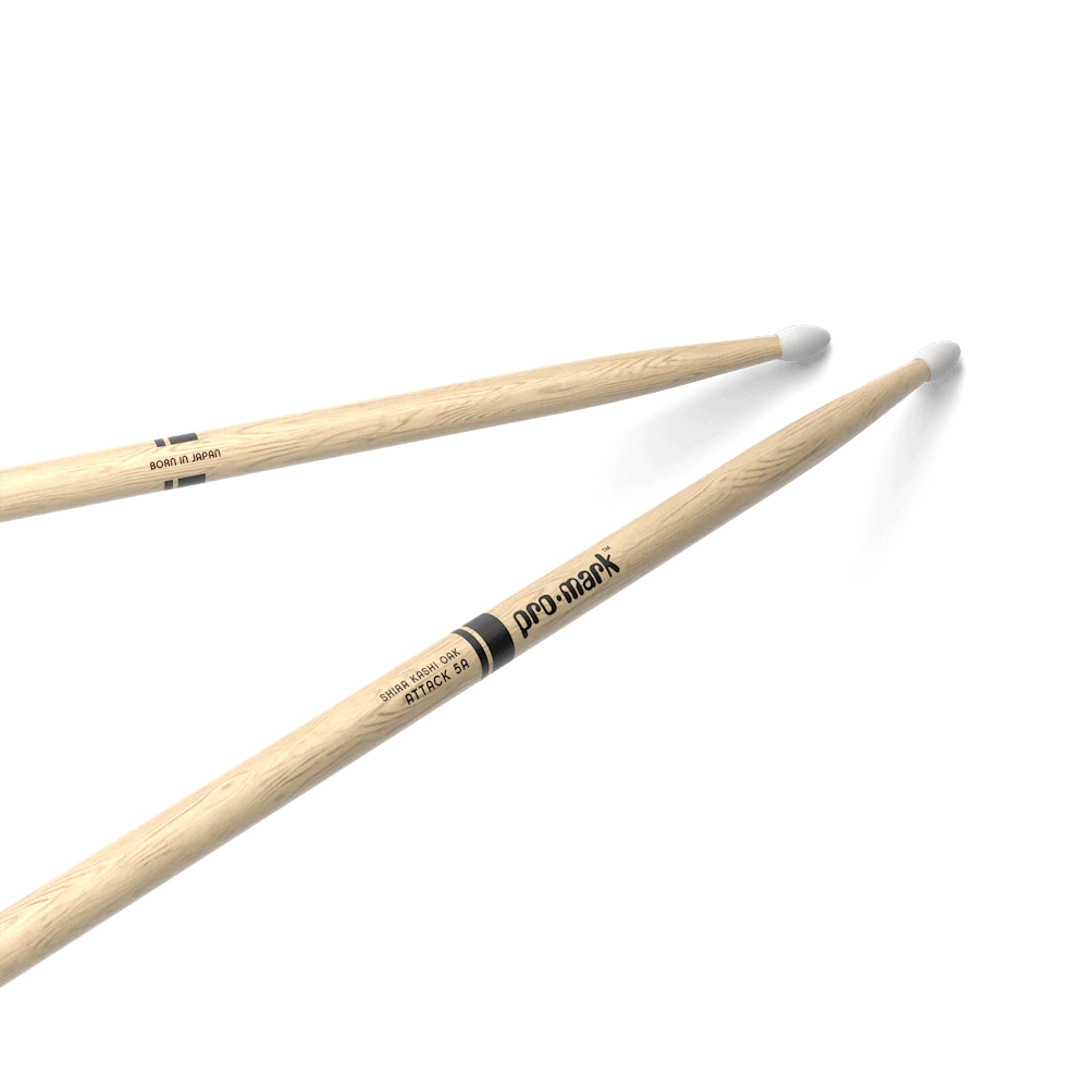 Promark PW5AN Shira Kashi Classic Attack 5A Nylon Tip Drumsticks